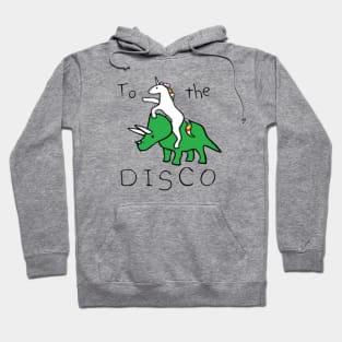 Unicorn Riding Dinosaur Hoodie